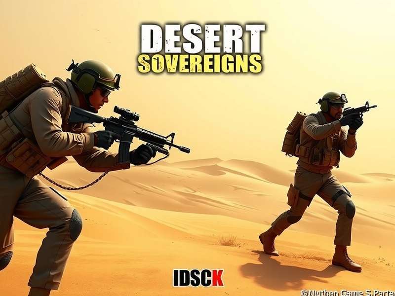 Desert Sovereigns Development Team at Daman Games Mumbai Office with military consultants