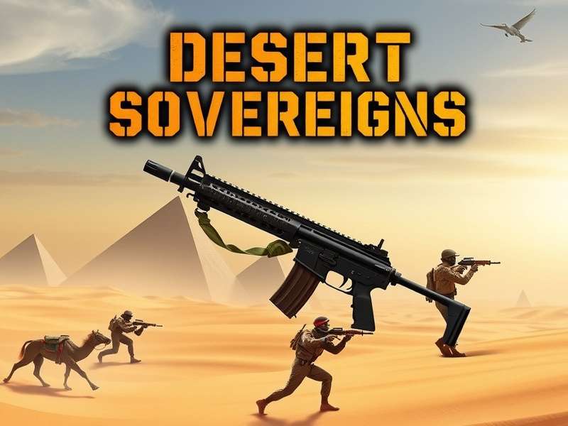 Desert Sovereigns Main Game Screen showing IDSC operatives in a Rajasthan desert combat scenario